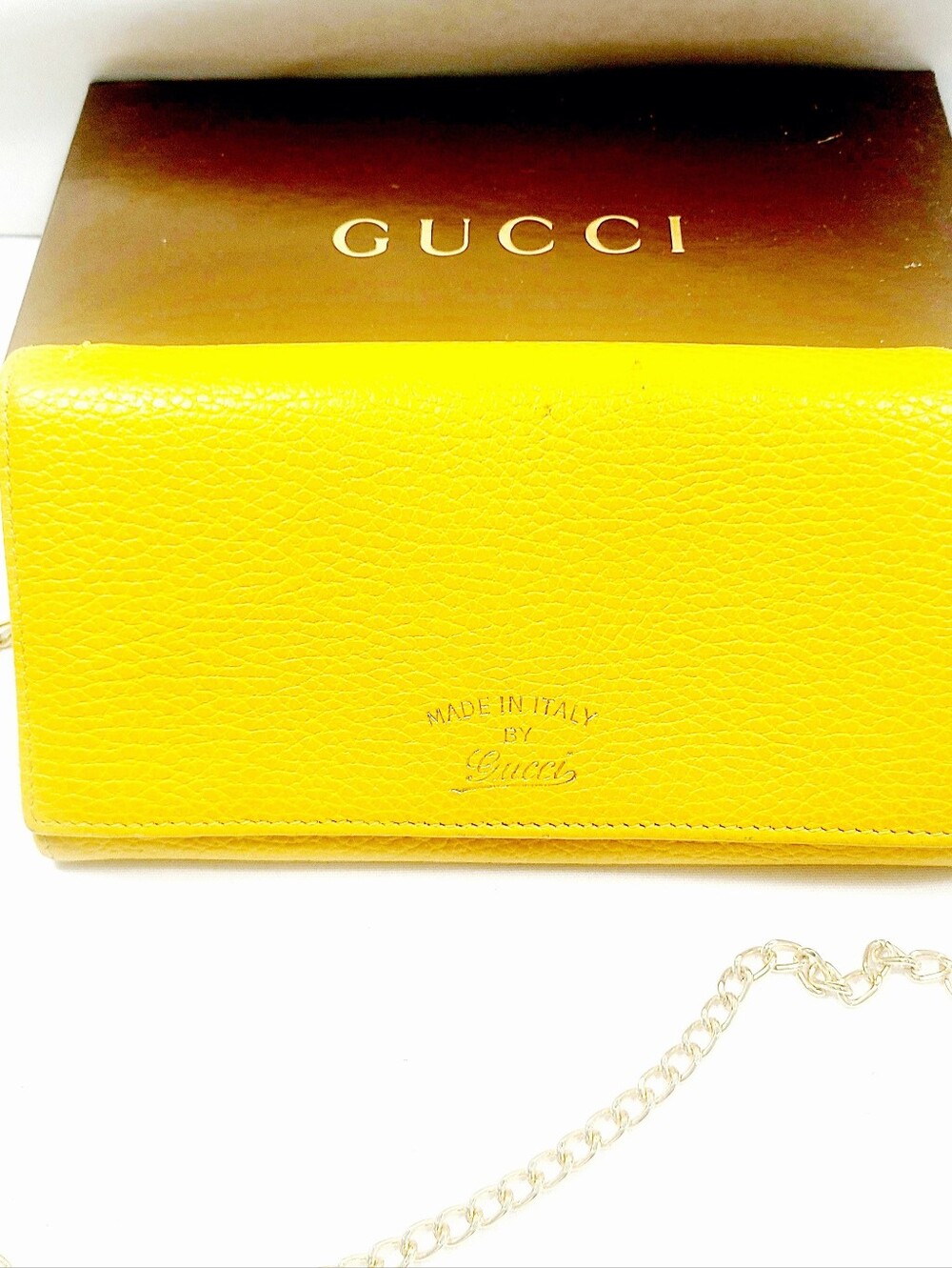 Gucci Leather Wallet On Chain